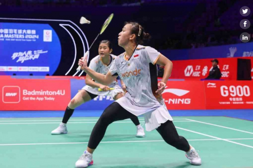 Febriana Dwipuji Kusuma/Amallia Cahaya Pratiwi Melaju ke Babak Perempat Final Li-Ning China Masters 2024