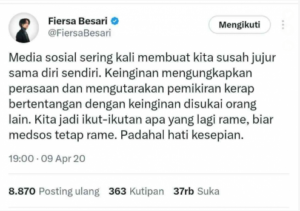 Akun X Fiersa Besari